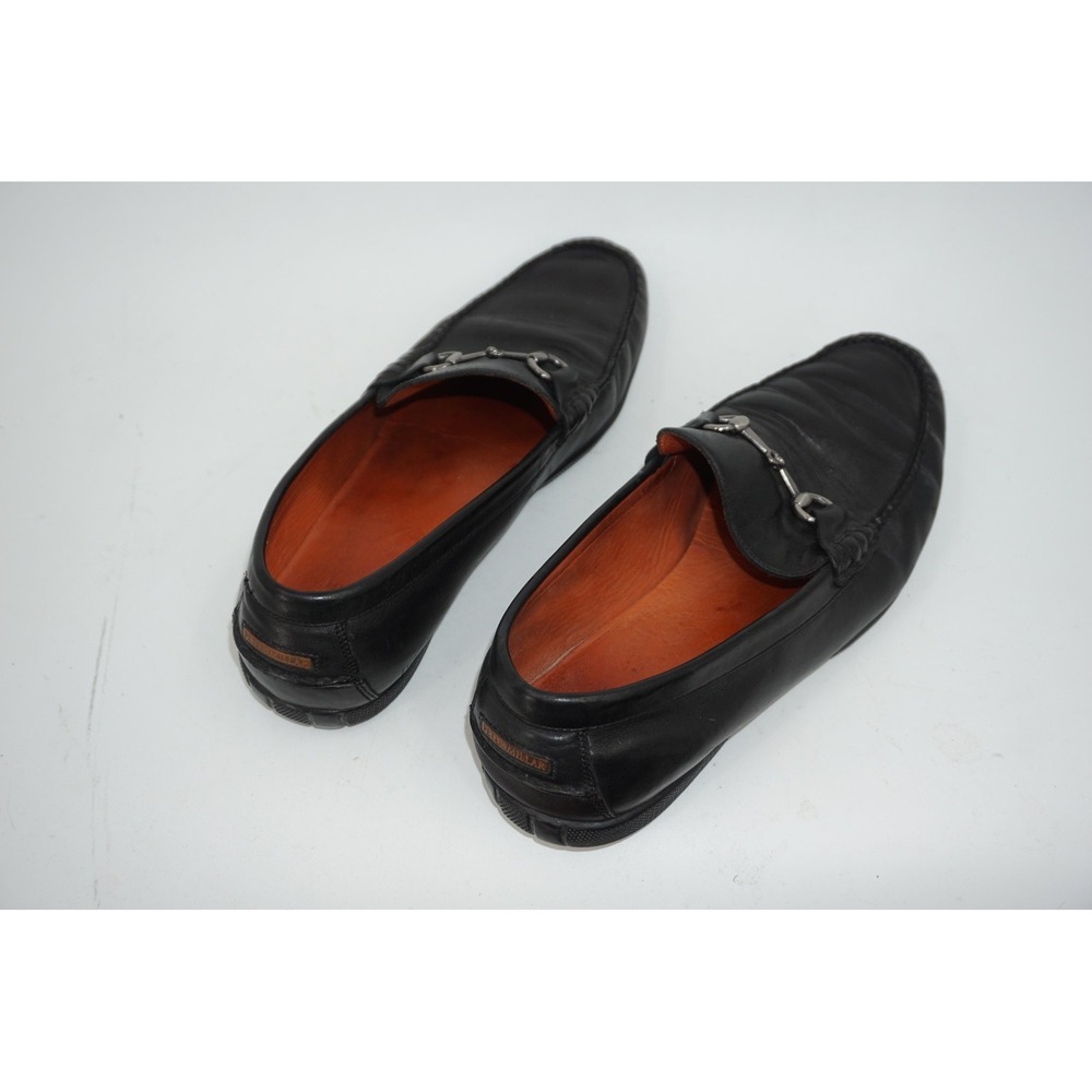 Peter Millar‎ Shoes Mens Size 11 Black Leather Bit Loafers Driving Slip On Dress - Picture 3 of 7